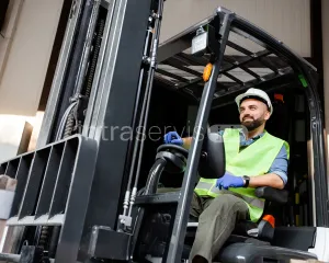 Pracownik magazynu logistycznego